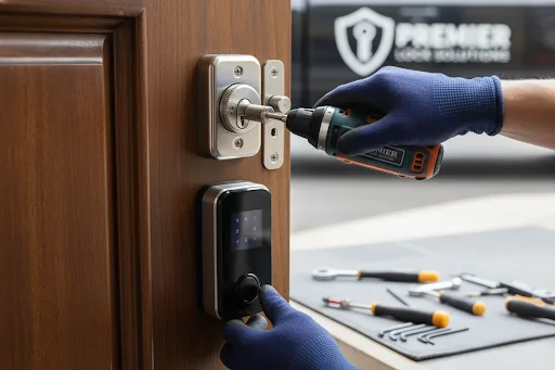 Residential lock installation